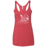 T-Shirts Vintage Red / X-Small Always Be a Viking Women's Triblend Racerback Tank