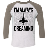 T-Shirts Heather White/Vintage Grey / X-Small Always dreaming Men's Triblend 3/4 Sleeve