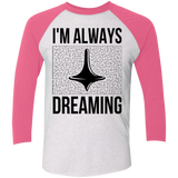 T-Shirts Heather White/Vintage Pink / X-Small Always dreaming Men's Triblend 3/4 Sleeve