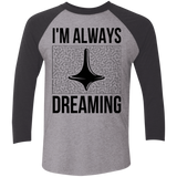 T-Shirts Premium Heather/ Vintage Black / X-Small Always dreaming Men's Triblend 3/4 Sleeve