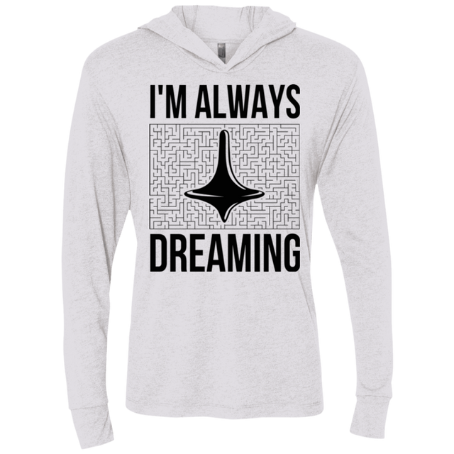 T-Shirts Heather White / X-Small Always dreaming Triblend Long Sleeve Hoodie Tee