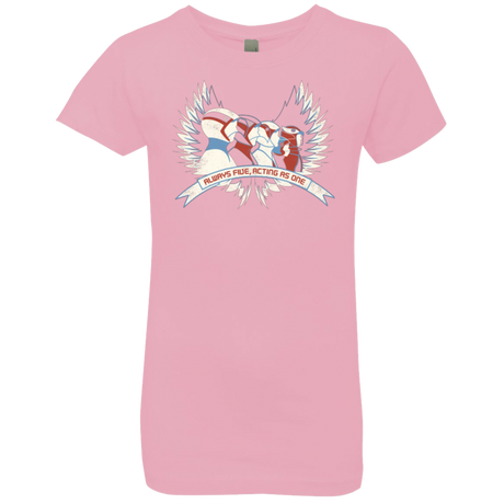 T-Shirts Light Pink / YXS Always Five Acting As One Girls Premium T-Shirt