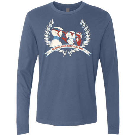 T-Shirts Indigo / Small Always Five Acting As One Men's Premium Long Sleeve