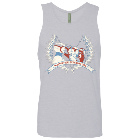 T-Shirts Heather Grey / Small Always Five Acting As One Men's Premium Tank Top