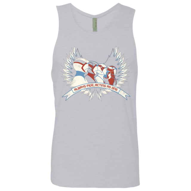 T-Shirts Heather Grey / Small Always Five Acting As One Men's Premium Tank Top