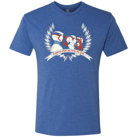 T-Shirts Vintage Royal / Small Always Five Acting As One Men's Triblend T-Shirt