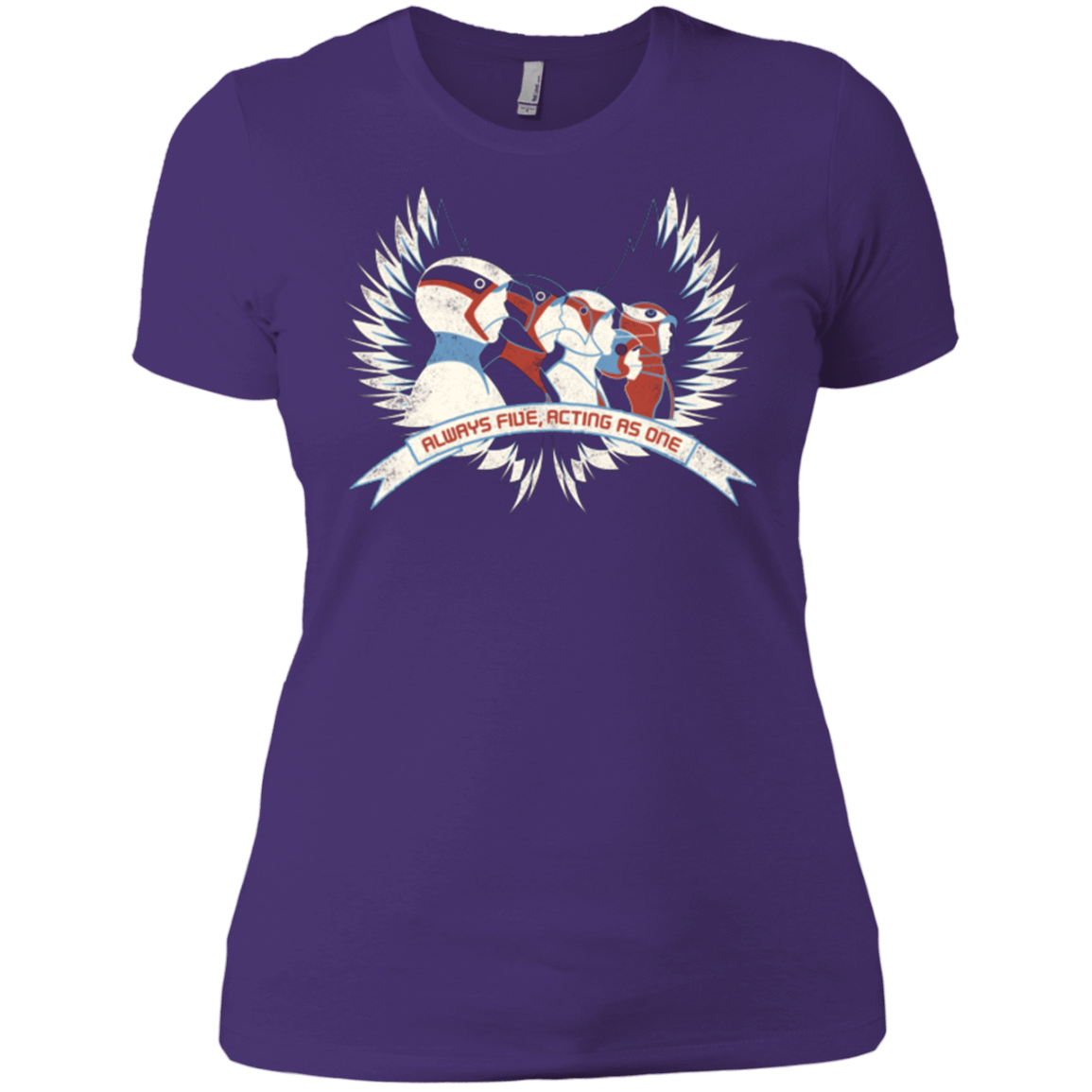 T-Shirts Purple / X-Small Always Five Acting As One Women's Premium T-Shirt