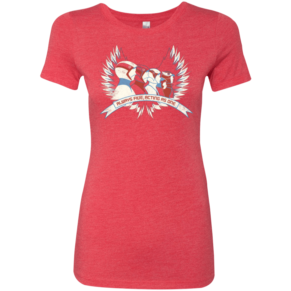 T-Shirts Vintage Red / Small Always Five Acting As One Women's Triblend T-Shirt