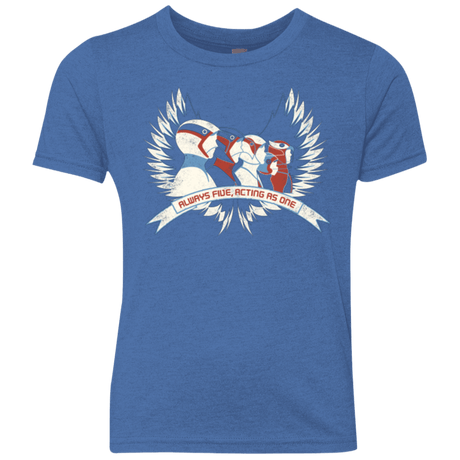 T-Shirts Vintage Royal / YXS Always Five Acting As One Youth Triblend T-Shirt
