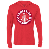 T-Shirts Vintage Red / X-Small Always Hot Triblend Long Sleeve Hoodie Tee