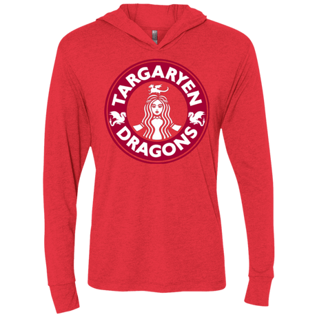 T-Shirts Vintage Red / X-Small Always Hot Triblend Long Sleeve Hoodie Tee