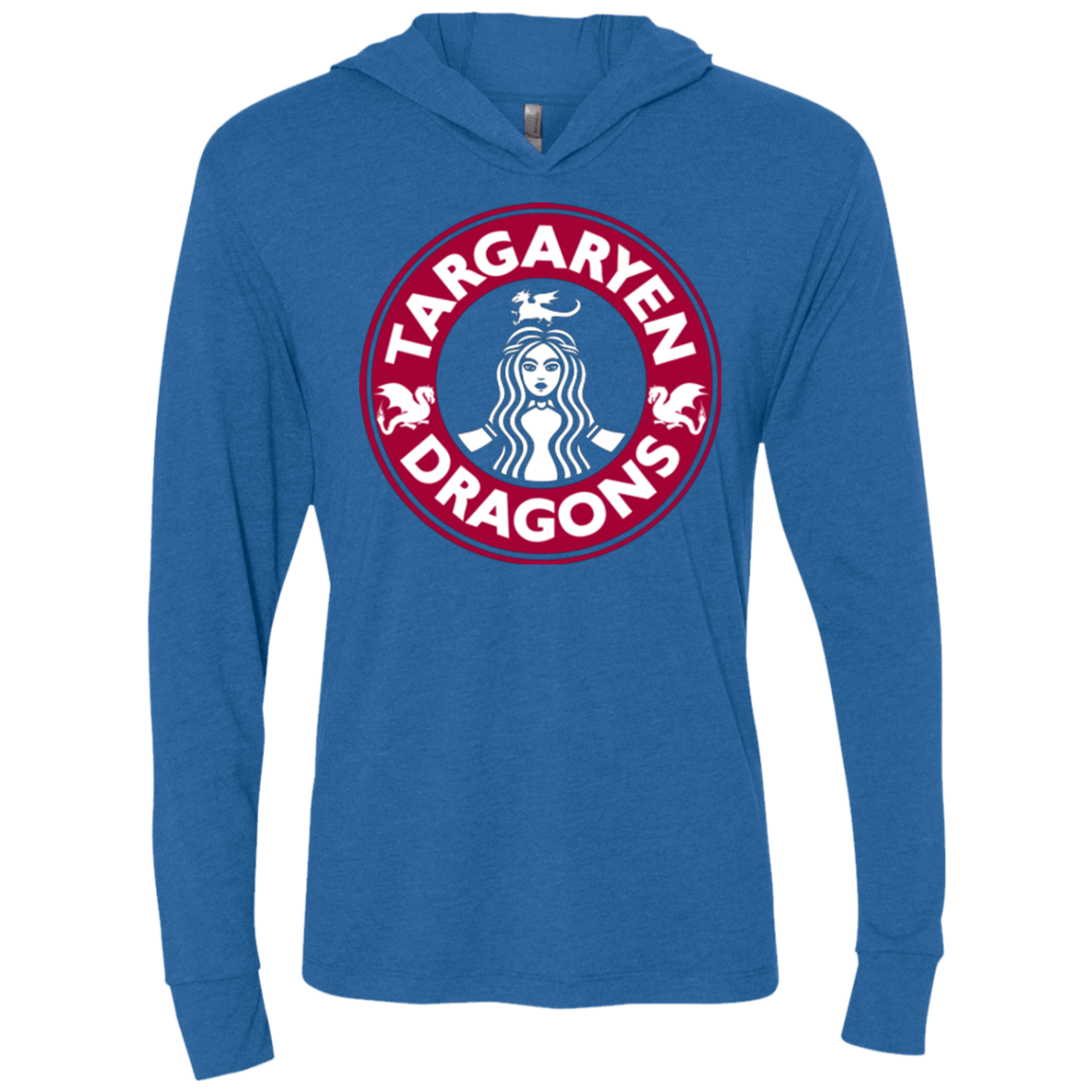 T-Shirts Vintage Royal / X-Small Always Hot Triblend Long Sleeve Hoodie Tee