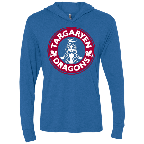 T-Shirts Vintage Royal / X-Small Always Hot Triblend Long Sleeve Hoodie Tee