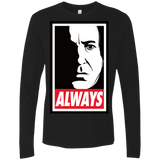 T-Shirts Black / Small ALWAYS Men's Premium Long Sleeve