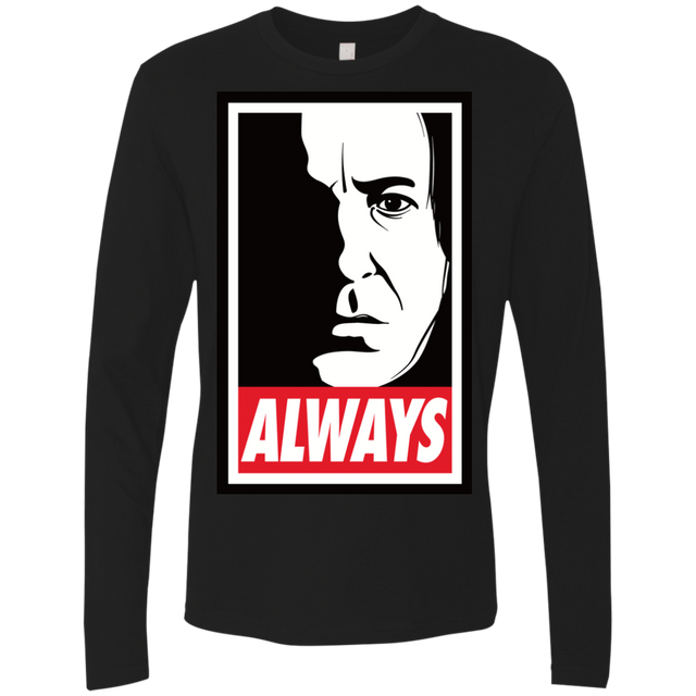 T-Shirts Black / Small ALWAYS Men's Premium Long Sleeve
