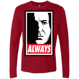 T-Shirts Cardinal / Small ALWAYS Men's Premium Long Sleeve