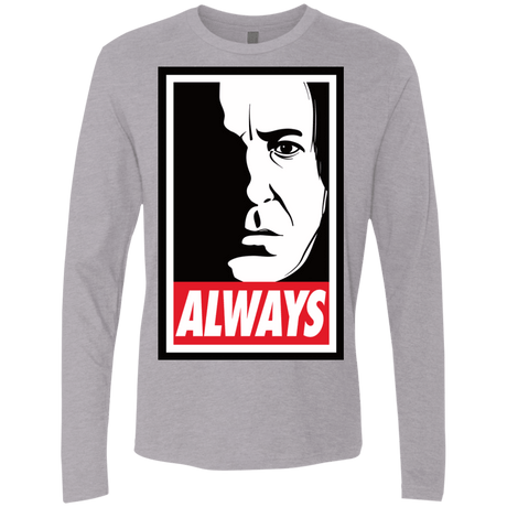 T-Shirts Heather Grey / Small ALWAYS Men's Premium Long Sleeve