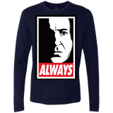 T-Shirts Midnight Navy / Small ALWAYS Men's Premium Long Sleeve