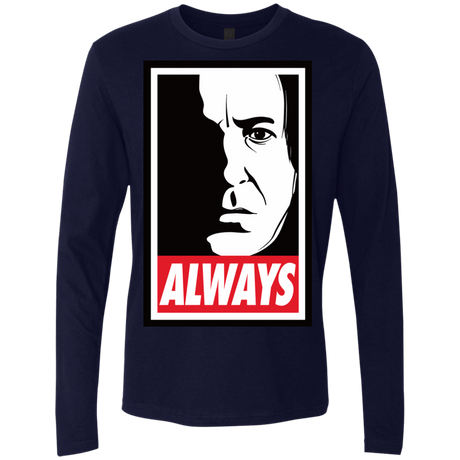 T-Shirts Midnight Navy / Small ALWAYS Men's Premium Long Sleeve