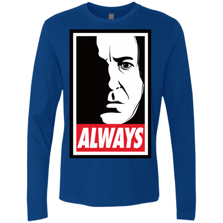 T-Shirts Royal / Small ALWAYS Men's Premium Long Sleeve