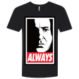 T-Shirts Black / X-Small ALWAYS Men's Premium V-Neck