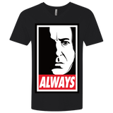T-Shirts Black / X-Small ALWAYS Men's Premium V-Neck