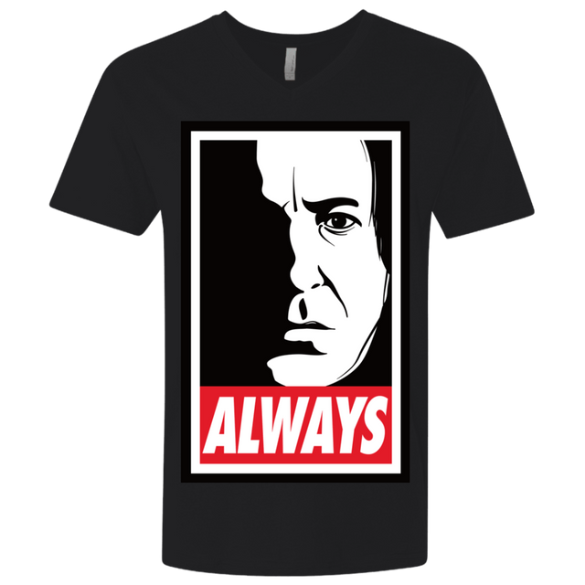 T-Shirts Black / X-Small ALWAYS Men's Premium V-Neck