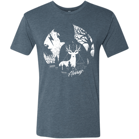 T-Shirts Indigo / Small Always Men's Triblend T-Shirt