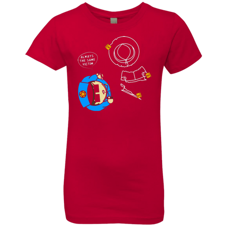 T-Shirts Red / YXS ALWAYS THE SAME VICTIM Girls Premium T-Shirt