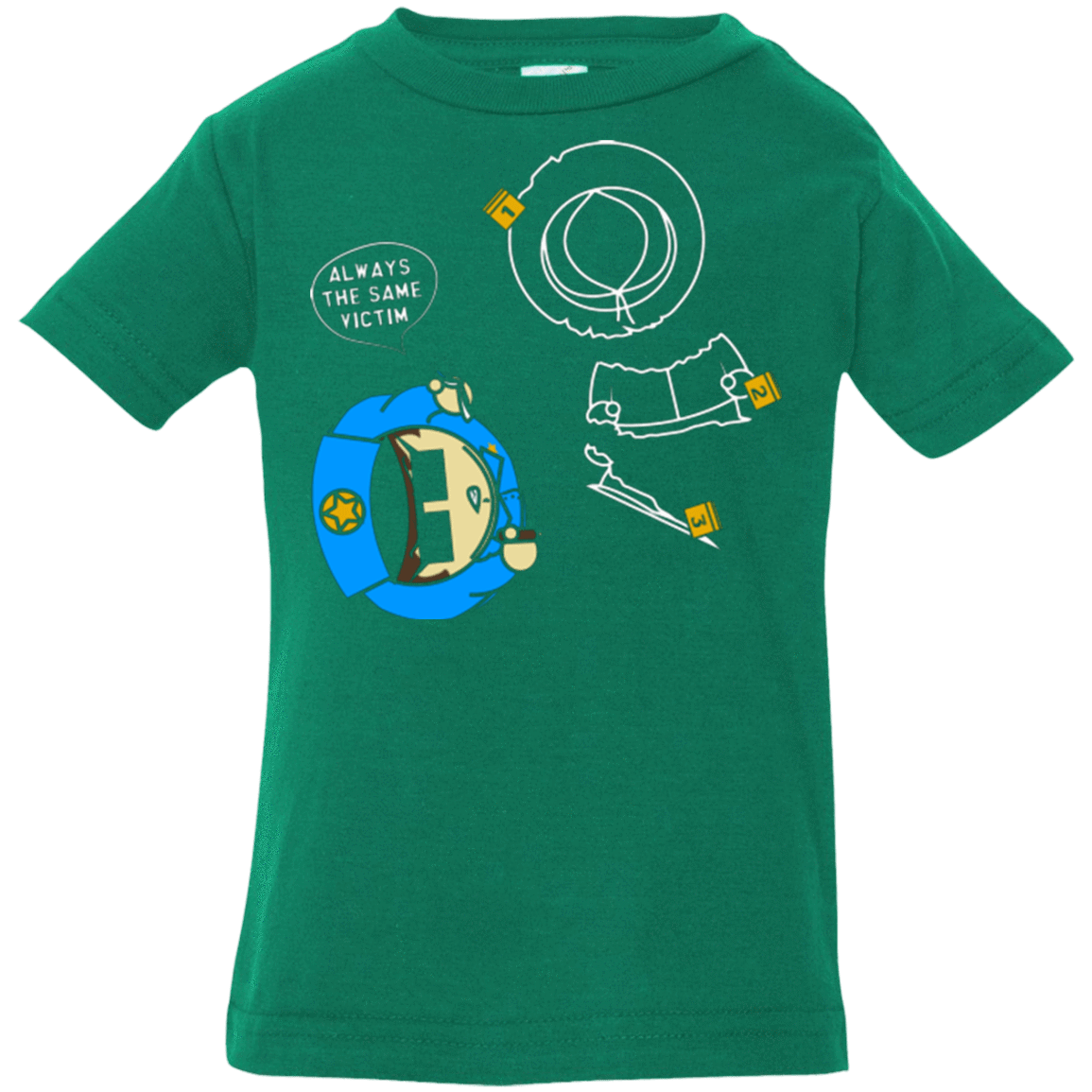 T-Shirts Kelly / 6 Months ALWAYS THE SAME VICTIM Infant Premium T-Shirt