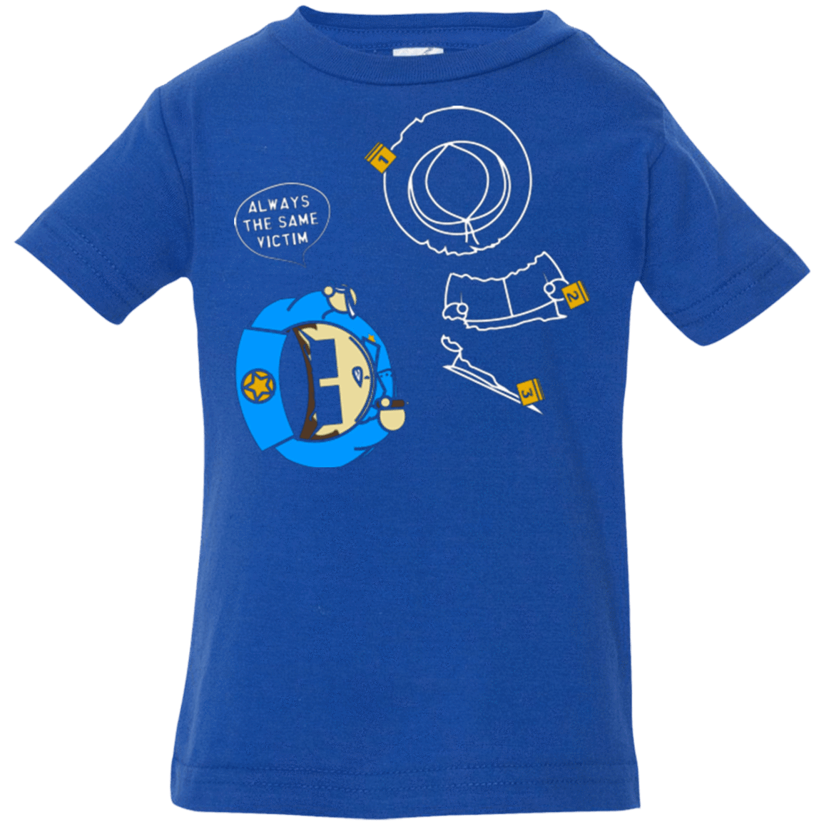 T-Shirts Royal / 6 Months ALWAYS THE SAME VICTIM Infant Premium T-Shirt