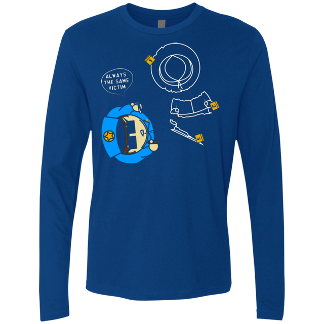 T-Shirts Royal / Small ALWAYS THE SAME VICTIM Men's Premium Long Sleeve