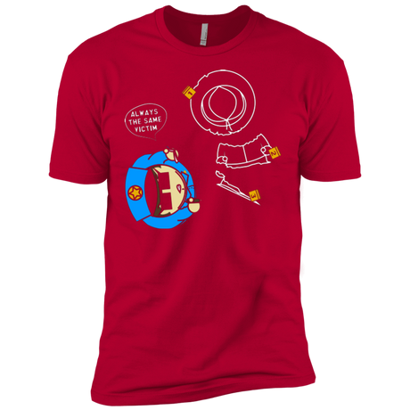 T-Shirts Red / X-Small ALWAYS THE SAME VICTIM Men's Premium T-Shirt