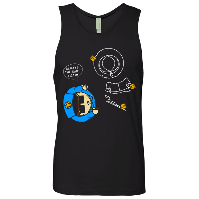 T-Shirts Black / Small ALWAYS THE SAME VICTIM Men's Premium Tank Top