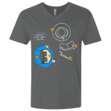 T-Shirts Heavy Metal / X-Small ALWAYS THE SAME VICTIM Men's Premium V-Neck