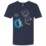 T-Shirts Midnight Navy / X-Small ALWAYS THE SAME VICTIM Men's Premium V-Neck