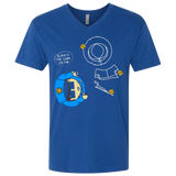 T-Shirts Royal / X-Small ALWAYS THE SAME VICTIM Men's Premium V-Neck