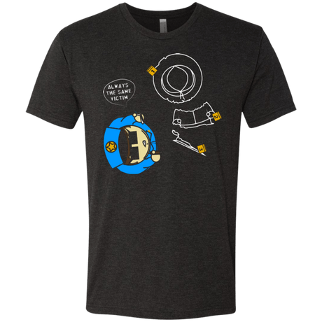 T-Shirts Vintage Black / Small ALWAYS THE SAME VICTIM Men's Triblend T-Shirt