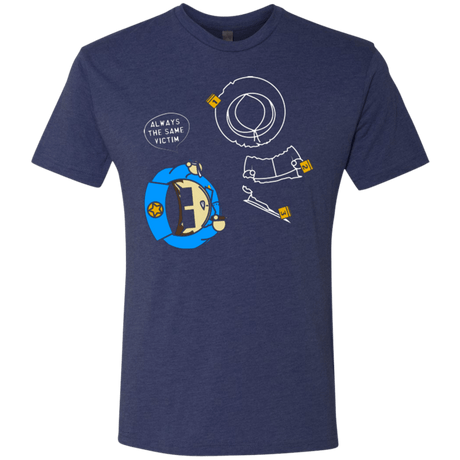 T-Shirts Vintage Navy / Small ALWAYS THE SAME VICTIM Men's Triblend T-Shirt
