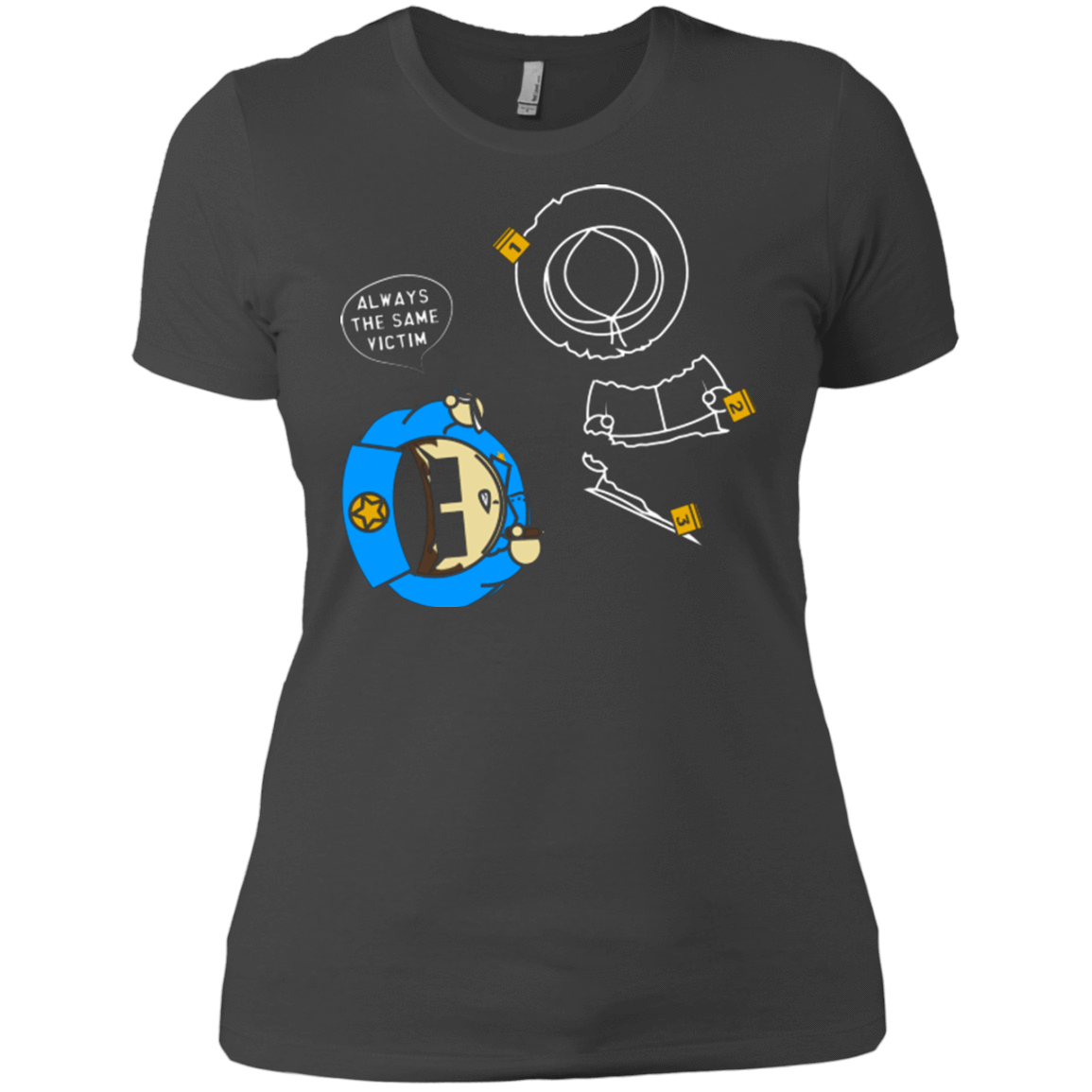 T-Shirts Heavy Metal / X-Small ALWAYS THE SAME VICTIM Women's Premium T-Shirt