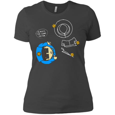 T-Shirts Heavy Metal / X-Small ALWAYS THE SAME VICTIM Women's Premium T-Shirt