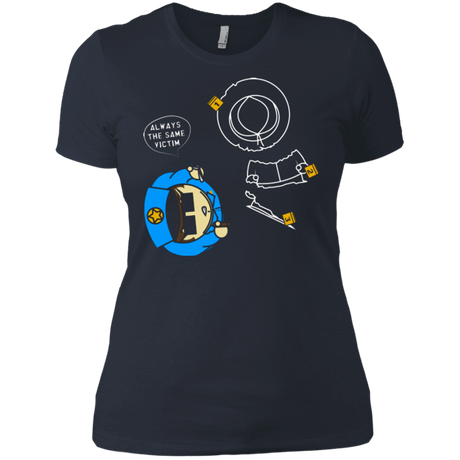T-Shirts Indigo / X-Small ALWAYS THE SAME VICTIM Women's Premium T-Shirt