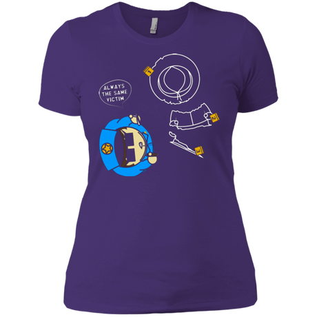 T-Shirts Purple / X-Small ALWAYS THE SAME VICTIM Women's Premium T-Shirt