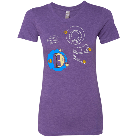 T-Shirts Purple Rush / Small ALWAYS THE SAME VICTIM Women's Triblend T-Shirt