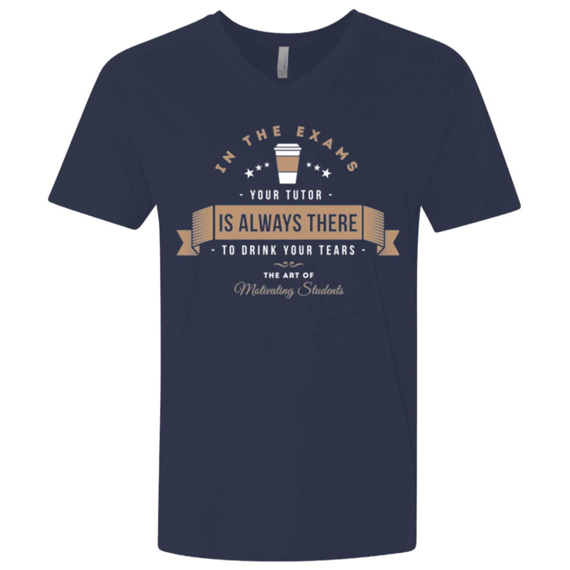 T-Shirts Midnight Navy / X-Small Always There Men's Premium V-Neck