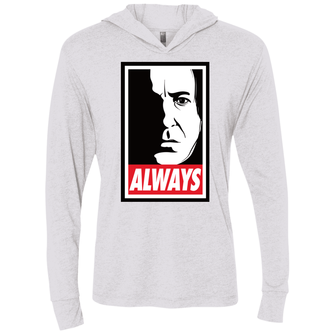 T-Shirts Heather White / X-Small ALWAYS Triblend Long Sleeve Hoodie Tee