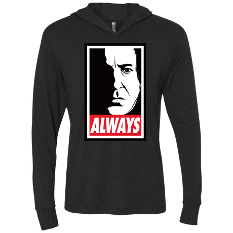 T-Shirts Vintage Black / X-Small ALWAYS Triblend Long Sleeve Hoodie Tee