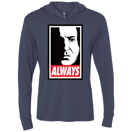 T-Shirts Vintage Navy / X-Small ALWAYS Triblend Long Sleeve Hoodie Tee