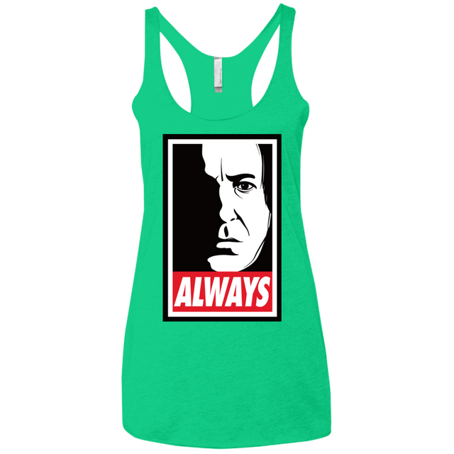 T-Shirts Envy / X-Small ALWAYS Women's Triblend Racerback Tank