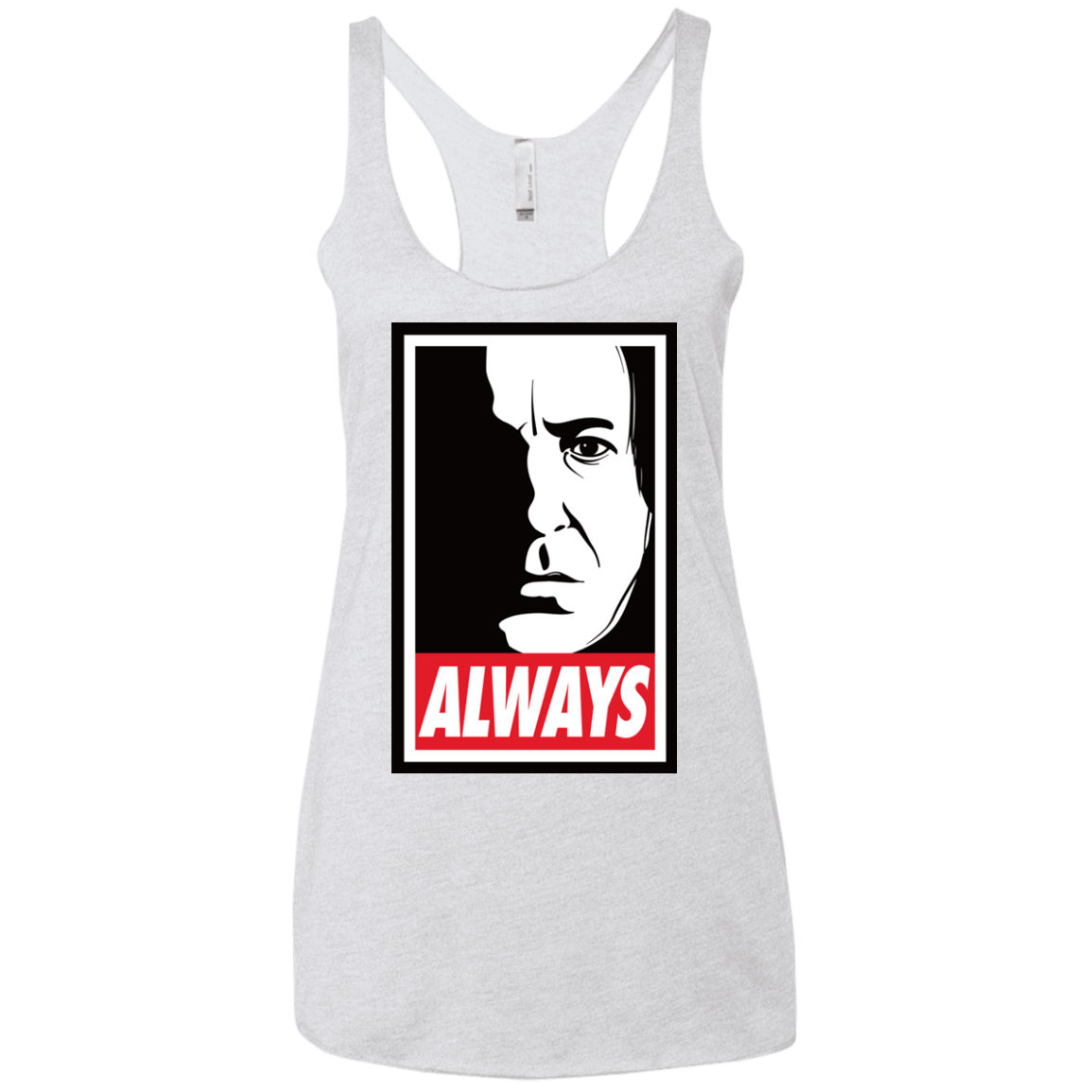 T-Shirts Heather White / X-Small ALWAYS Women's Triblend Racerback Tank